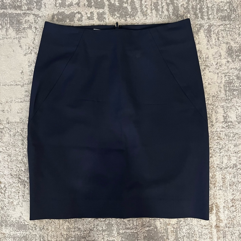 Theory Navy Blue Skirt